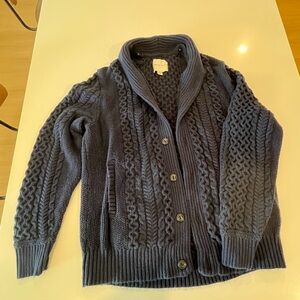 American Eagle Navy Cable Knit Sweater